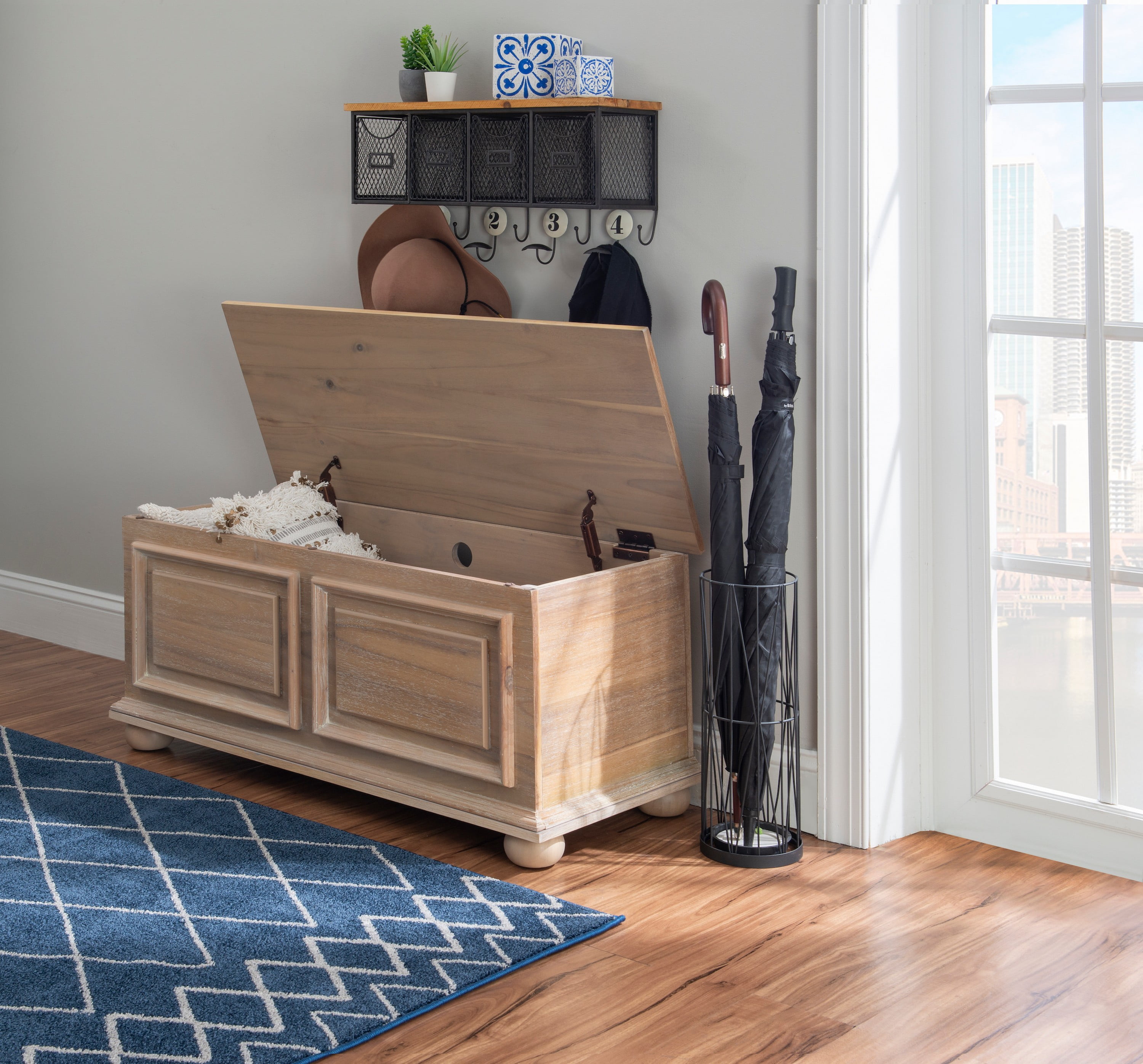 Debatin Cedar Storage Chest with Soft Close Hinges, Natural