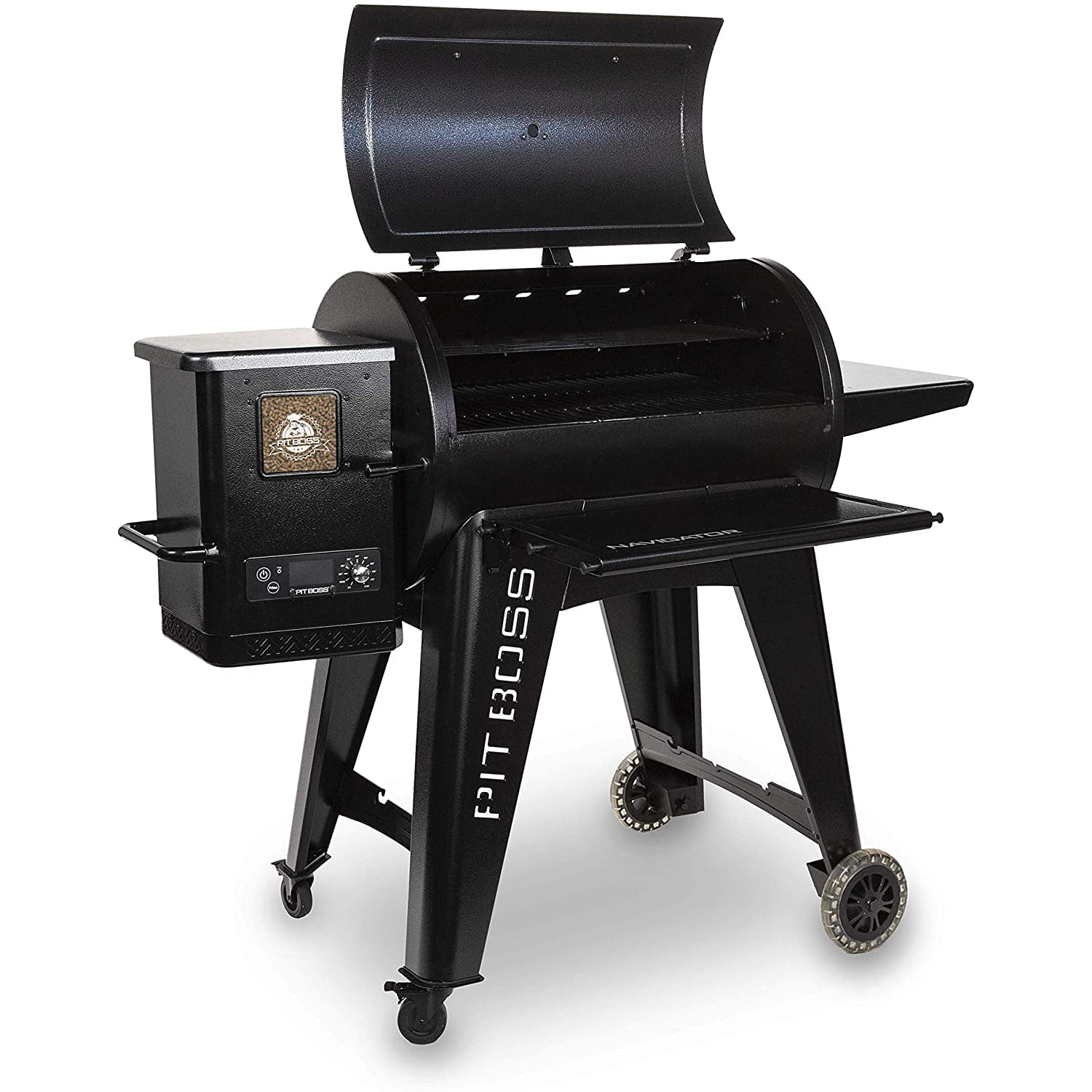 Pit Boss PB850G Navigator Wood Pellet Grill and Smoker, Fitted 