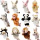 thumbnail image 2 of Marionetas de mano de juguete, animales grandes, conejos, guantes de peluche, 2 of 2