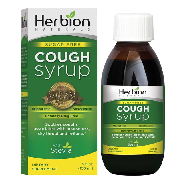 Sirope para la tos HERBION Naturals sin azúcar con stevia 150 ml ...
