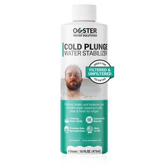 Bio Ouster Cold Plunge Water Stabilizer, 16 oz – Weekly Natural Water Treatment for Ice Baths, pH Balanced, Chlorine-Free, Made in USA