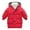 Red, variant on Kids Mid-Length Quilted Padded Winter Coat Hooded Warm Outerwear for Girls & Boys (Ages 12 Months-8 Years, 5 Colors)