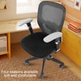 thumbnail image 4 of One Pair Elastic Stretchable Office Chair Armrest Covers Removable Office family Computer Chair Arm Protector grey, 4 of 9