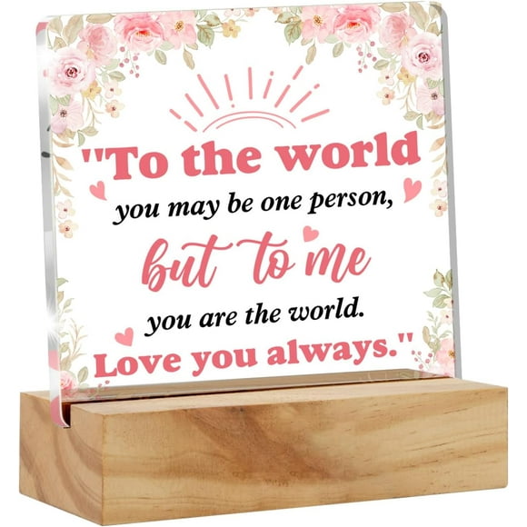 Mom Gifts For Mother, Mothers Day Gift Mom Birthday Gifts For Mother,Appreciation Gifts For Mom Mother Mommy(You Are The World)