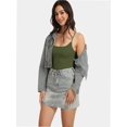 thumbnail image 4 of Women's Cropped Cami Top - Scoop Neck Tank Top with Adjustable Straps, Sleeveless Crop Shirt, 4 of 4