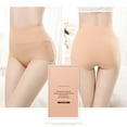 thumbnail image 5 of Clearance Cqxid525 Women's Cotton Brief Underwear High Waist Ladies Shapewear Ladies Belly Butt Lifting Panties High Waisted Multi-color, 5 of 8