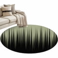 thumbnail image 2 of Round Area Rugs Collection 3 Ft, Sage Green Black Ombre Non-Slip Residential Carpet, Modern Abstract Striped Gradient Indoor Crawling Mats Doormat Runner Rugs Play Mat forBedroom, 2 of 9