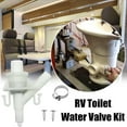 VIVIDCRAFT 385311641 RV Toilet Water Valve Kit For Dometic 300 Flush