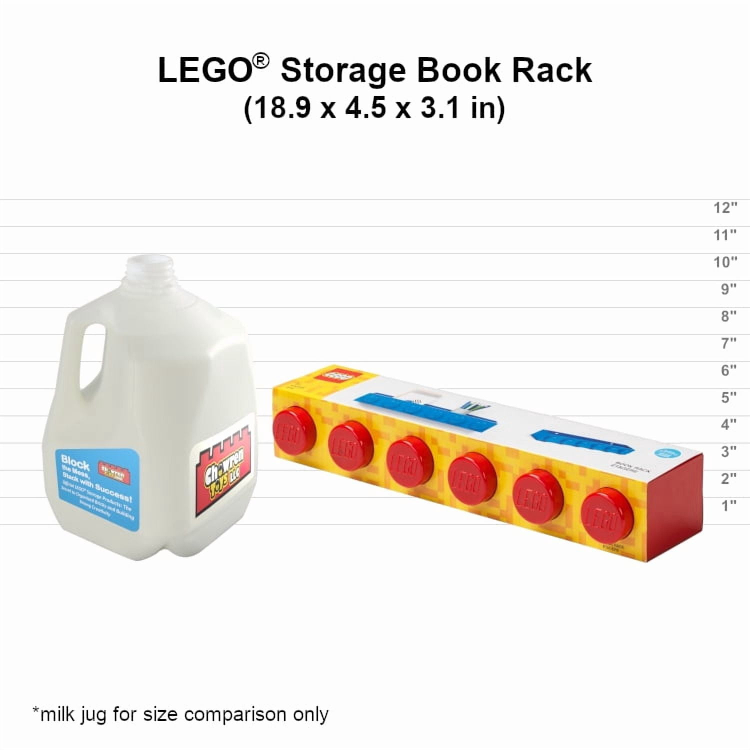 LEGO Storage Products: 41121735 Book Rack Decorative Floating Shelf - White