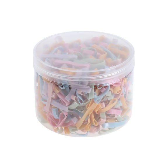 Unique Bargains 500 Pcs Fashion Hair Rope for Girls Morandi color