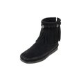 thumbnail image 2 of Minnetonka Women's Back-Zip Boot,Black,11 M US, 2 of 4