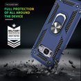 thumbnail image 6 of Compatible for Samsung Galaxy S8 Case with HD Screen Protector, Military-Grade Shockproof Protective Phone Case with Magnetic Kickstand Ring for Samsung S8 Blue, 6 of 8