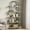 Grey, variant on 71" 5-Tier Metal Collapsible Bookshelf, Portable Freestanding Bookcase, Tall Storage Organizer Display Rack for Home Office, Living Room, Grey