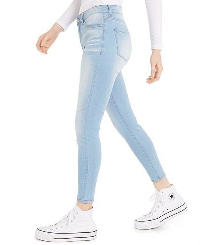 Celebrity Pink Women's Juniors Curvy Mid Rise Ankle Skinny, 27" Inseam, Sizes 1-15