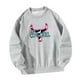 thumbnail image 5 of Sudadera de cuello redondo para mujer, ropa deportiva holgada, jersey de cuello redondo a la moda, sudaderas, ropa de calle para vacaciones deportivas M Yinane Sudaderas con cuello redondo, 5 of 8