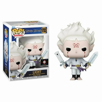 POP Anime: Black Clover   Black Asta Glow in The Dark Exclusive Funko Vinyl Figure (Bundled with Compatible Box Protector Case), Multicolor, 3.75 inches