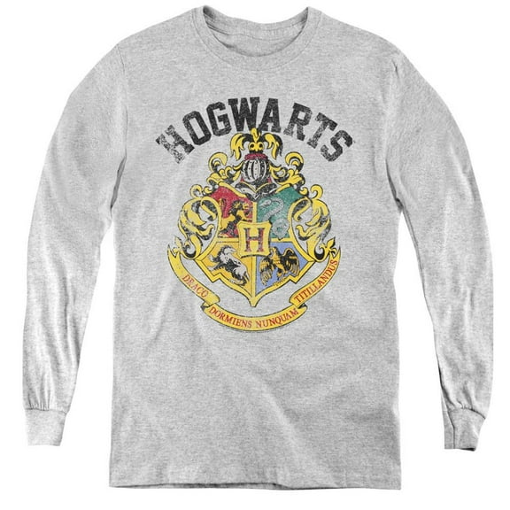 Harry Potter Hogwarts Crest Youth Long Sleeve Tee / T-Shirt