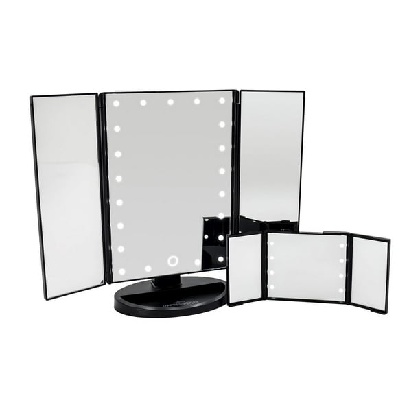 Impressions Touch Go Trifold Makeup, Impressions Vanity Tri Fold Mirror