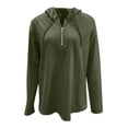 thumbnail image 4 of EDFBUYKRS Long Sleeve Shirts for Women Crew Neck Casual Tunic Tops Lightweight Pullover M, 4 of 5