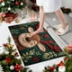 thumbnail image 4 of Decoraciones navideñas, Alfombra navideña para entrada, Tapete absorbente antideslizante para el hogar, Tapete antimanchas para baño, Tamaño 15.7x23.6 pulgadas, Poliéster, Tapetes para el piso de la h, 4 of 6