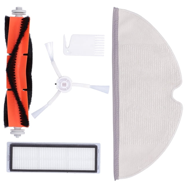 Pantalla de filtro de barredora, cepillo principal, cepillo lateral, kit de accesorios de repuesto, cepillo lateral de barredora, elegante y moderno