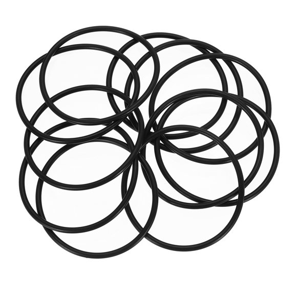 10 Pack AS-231 Nitrile O-rings 70 Durometer 2-5/8" ID, 2-7/8" OD, 1/8" Width