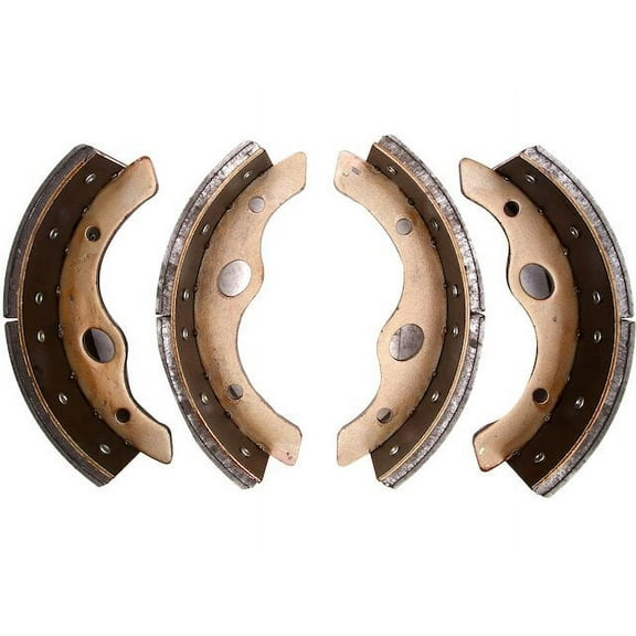 Front Brake Shoe Set - Compatible with 1996 - 2004 Mitsubishi Fuso FH - Dynamic Friction