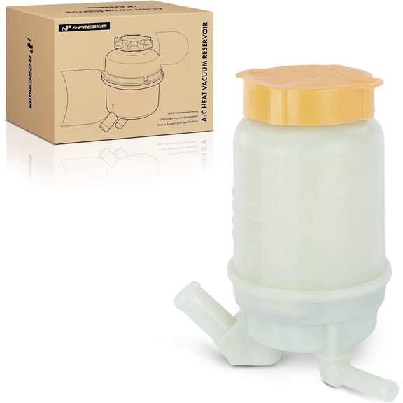 A-Premium Power Steering Reservoir Tank Compatible with Subaru Forester 2003-2008 2.5L Replace# 34630SA000, 34630SA001