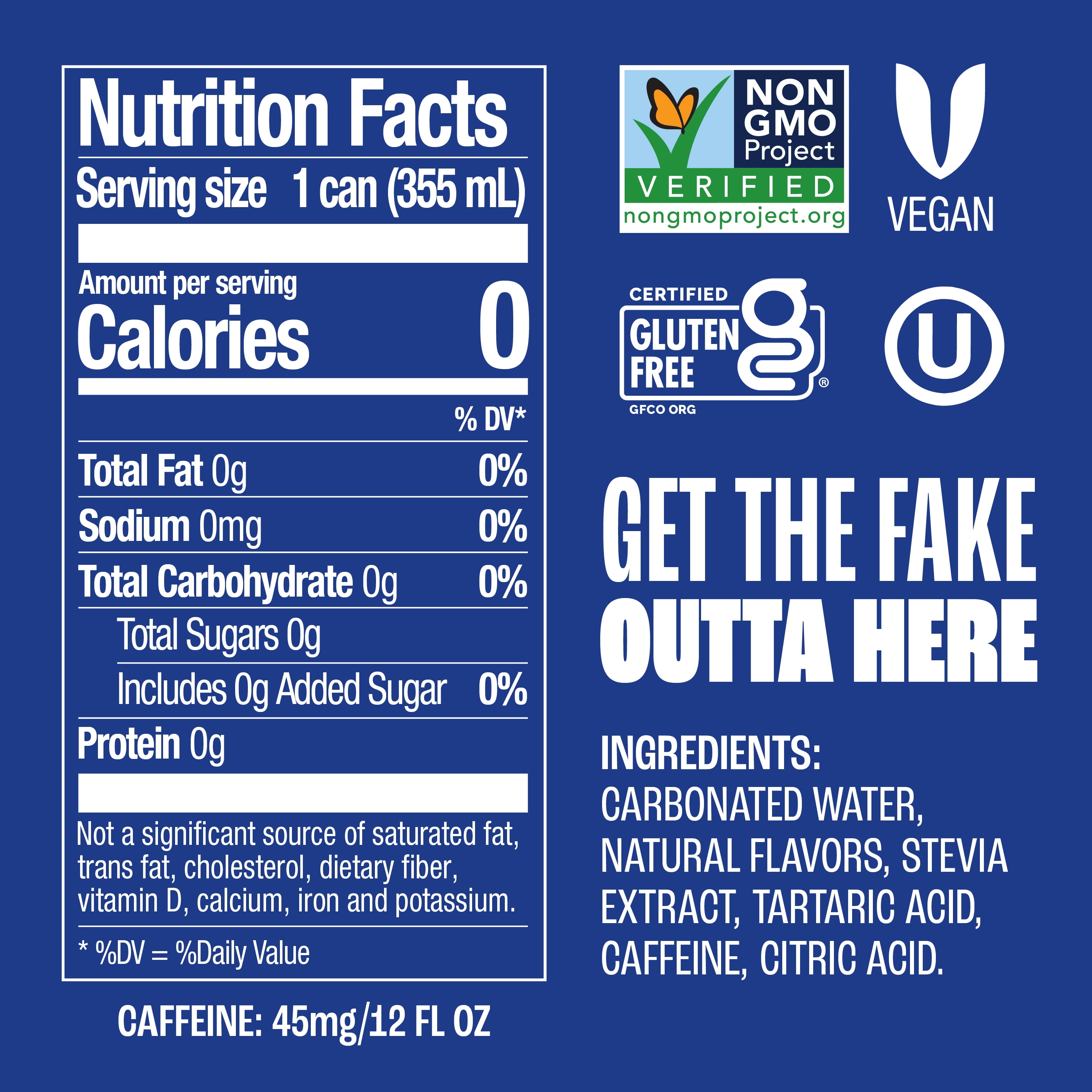 (3 pack) (3 pack) (3 pack) Zevia Zero Sugar, 0 Calorie Vanilla Cola Soda Pop, 12 fl oz, 8 Pack Cans