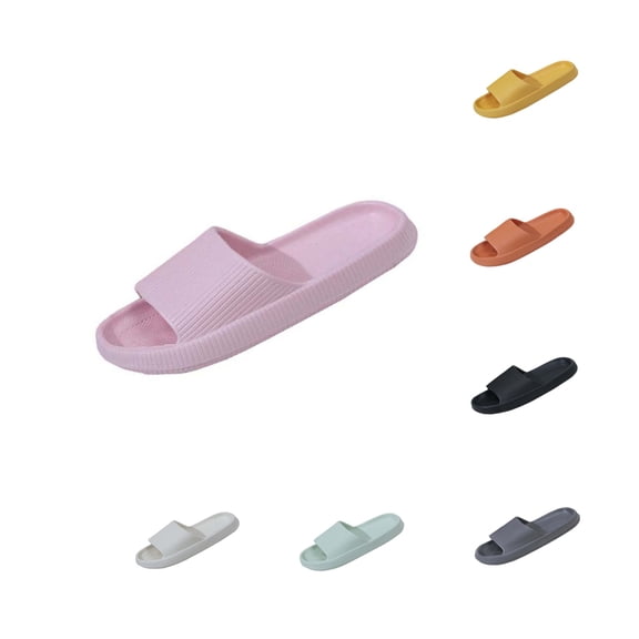 Bixock Sandals for Women,Slippers for Women,Women's Shoes Casual Couples Sandals All Season Lightweight Thick Sole Soft Sole for Home Bathroom Indoor Outdoor Wear Sandals