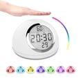 thumbnail image 2 of Luz De Despertar 7 Colores Luz De Despertar Luz De Noche Led Rgb Despertador Multifuncional Función De Lámpara De Mesa Snooze Sunrise 6 Sonidos Decoración Natural Del Hogar Speravity HA015336-00, 2 of 5