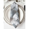 thumbnail image 2 of Gray Geometric Cloth Napkins Washable Set of 2, Modern Abstract Art Block Reusable Dinner Table Napkins Cloth Bulk for Weddings Kitchen Restaurants Hotel Events Parties 20 x 20 Inch, 2 of 9
