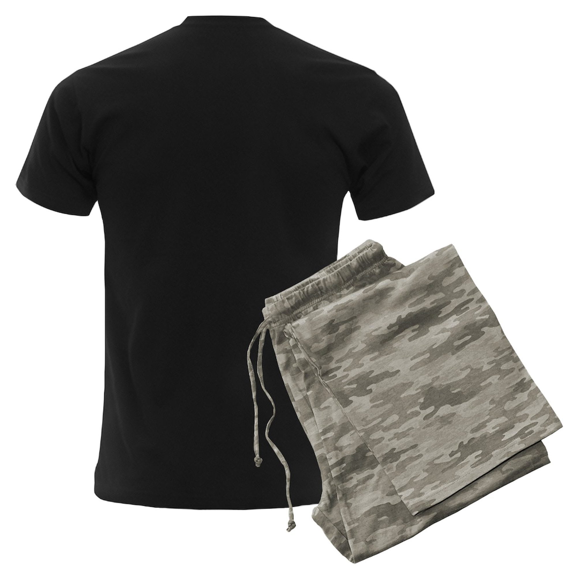 CafePress - Papa Elf - Men's Dark Loose Fit Cotton Pajama Set