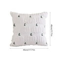 thumbnail image 3 of ChicYu Pillow Cover 17.7x17.7in Solid Color Cushion Case Stylish Soft Fabric for Home Decor and Festive Season Use Home Decoration Pillowcase, 3 of 6
