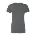 thumbnail image 3 of Gildan - Heavy Cotton Women’s V-Neck T-Shirt - 5V00L - Charcoal - Size: S, 3 of 3