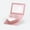 Pink with Window, variant on Geoto 8"x6"x2" Bulk Pink/Red/White/Black Single Heart Shaped Valentine's Day Treat Fillable Gift Packaging Box 1 Pack(Pink)