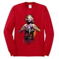 thumbnail image 2 of Wild Bobby Marilyn Monroe Watercolor Love Pop Culture Men Long Sleeve Shirt, Red, Medium, 2 of 5