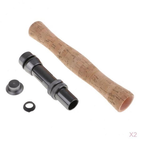 Wswqop 2sets/ Soft Fishing Rod Handle Kit DIY Rod Building Casting Rod