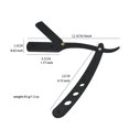thumbnail image 4 of Er na Men's Shaving Knife Straight Edge Razors Professional BarberShop Beard Cutter Manual Shaver Stainless Steel Shaver Rack, 4 of 9