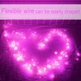 thumbnail image 3 of Guirnalda de luces SmilingTown, 24 x 20 LED, 2,2 m, rosa, 3 of 7