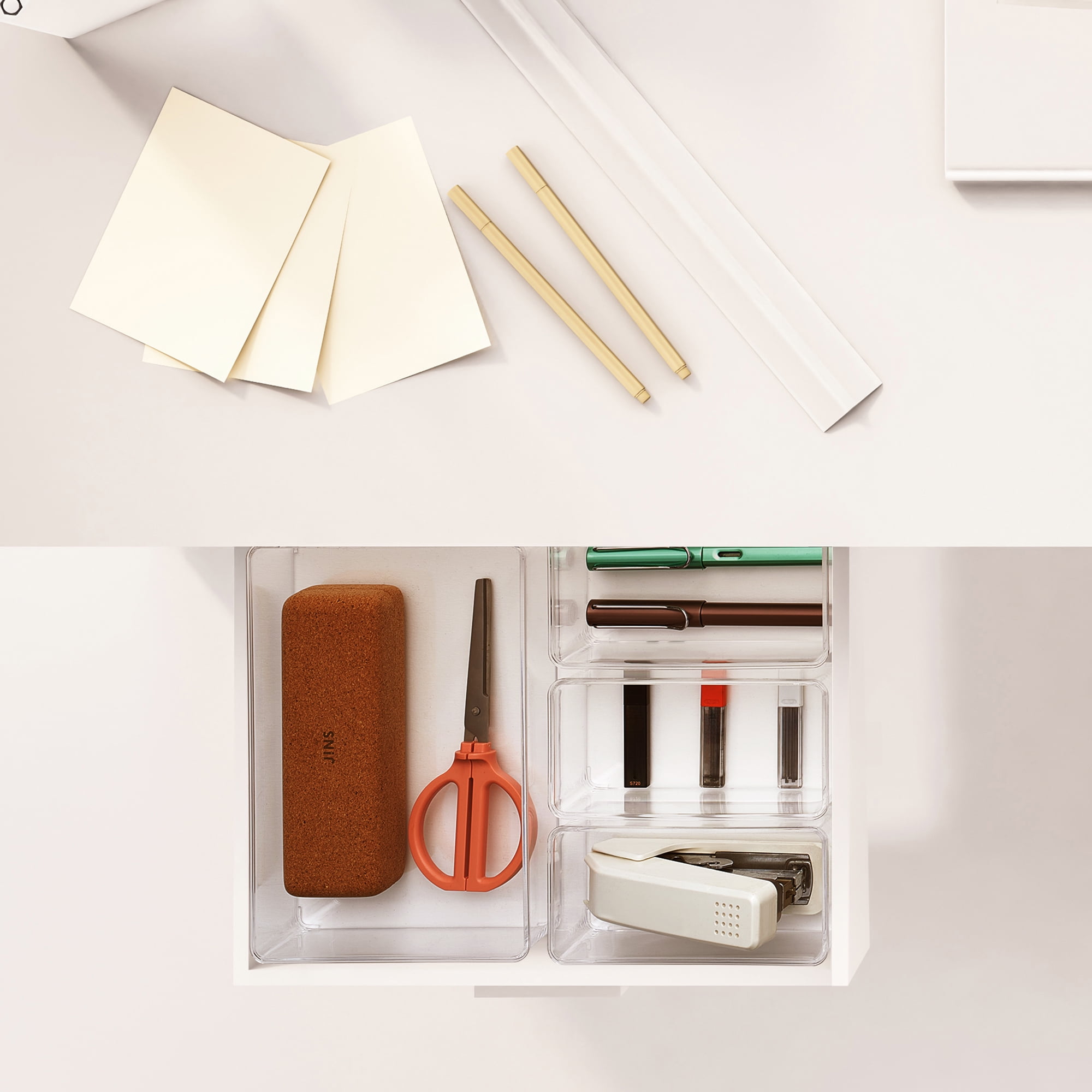 Sorbus Storage bin Drawer organizers for Office, Home, Desktop, Bathroom, Bedroom, and more (4-Piece Set)