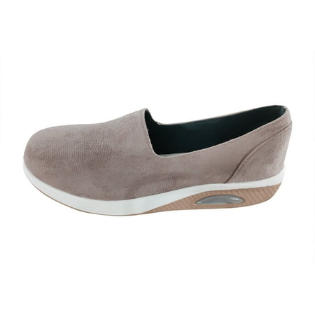

MIASHUI Women s Flats Shoes Breathable Footstool Footwear Lazy Thick Bottom Sports Rocking Shoes Casual Shoes Khaki 7
