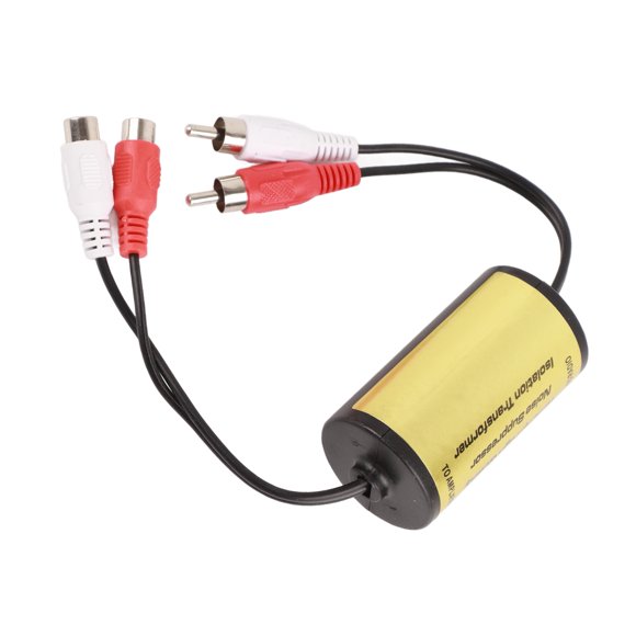 Ground Loop Noise Isolator,15A Noise Suppressor Stereo Stereo Noise Reducer Noise Suppressor Professionally Tested