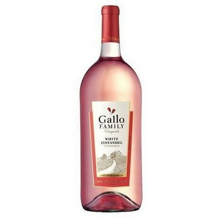 Gallo Family Vineyards Rosé Wine, 1.5 Liter Glass Bottle, 8.5% ABV, Refreshing Blend