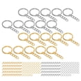thumbnail image 1 of Split Keychain Rings, 220Pcs Iron DIY Keychain Rings Letters Pendant Rings  for Family for Home, 1 of 8