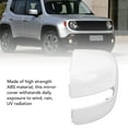 thumbnail image 4 of Door Rear View Mirror Cap White Exterior Wing Mirror Cover Cap Weather Resistant for Renegade 2015 to 2019 with Turn  Exterior Rear View Mirror Cover, 4 of 7