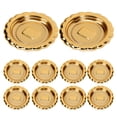 thumbnail image 1 of MasteelfCA 20Pcs Plastic Cake Serving Trays Cake Trays Cake Boards for Birthday (Golden), 1 of 8