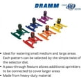 thumbnail image 4 of ColorStorm Gear Drive Sprinkler on Heavy Duty,Durable Metal Base, 4 Patterns, Ideal for Small, Medium & Large Areas with Pass Through Feature, Berry, 40 Foot Diameter, 4 of 7