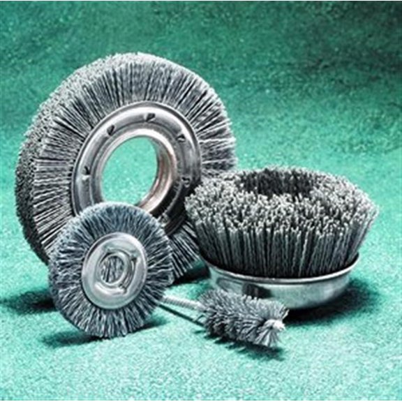 SAIT 04280 1/2X2X5 Nylon Abrasive Tube Brushes 80 Grit|Pkg.12