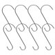 thumbnail image 2 of 8 Uds ganchos sólidos ganchos para comedero de pájaros ganchos colgantes de jardín en forma de S ganchos de extensión de plantas de Metal, 2 of 5